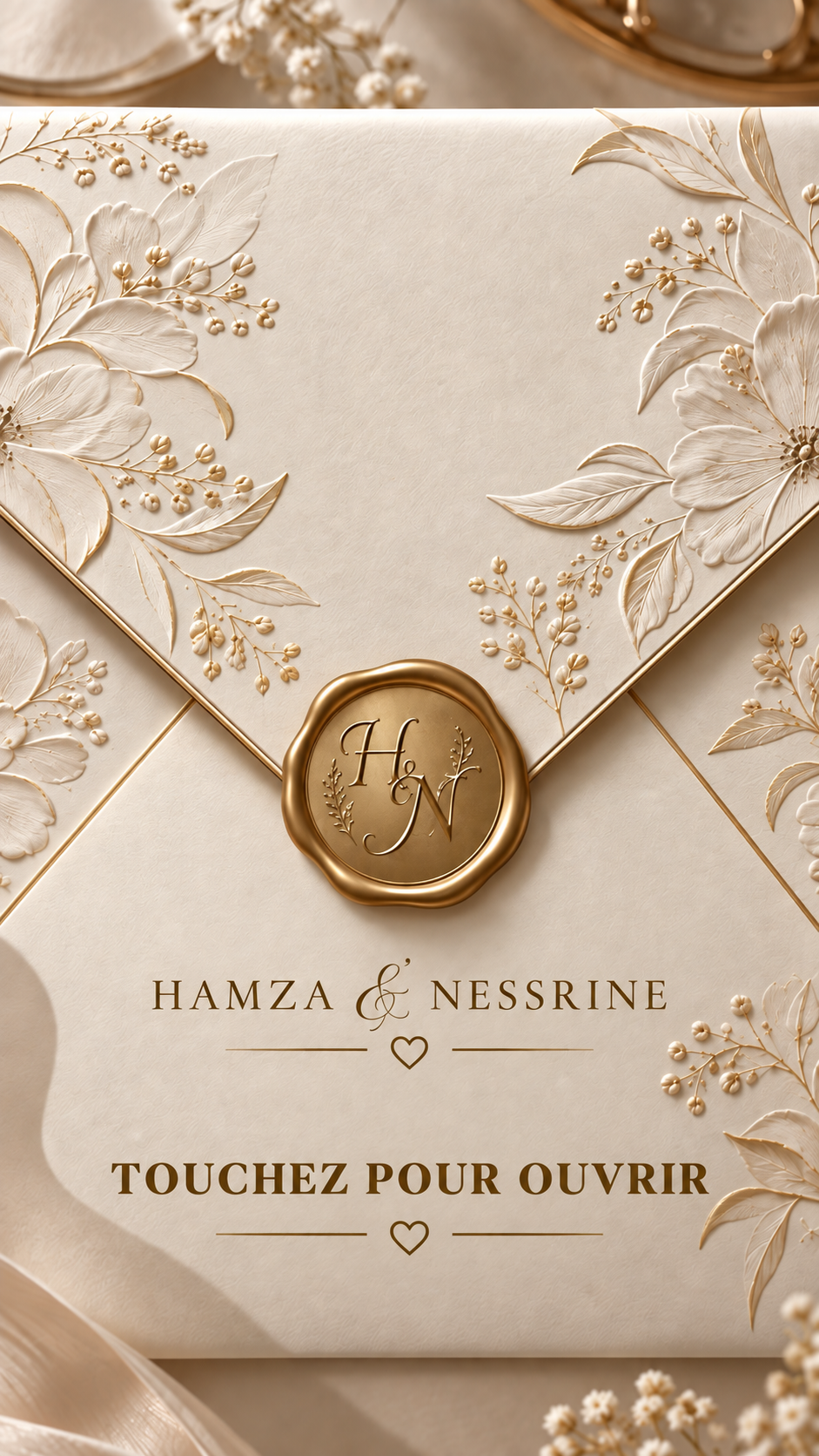 Invitation de mariage Hamza et Nessrine